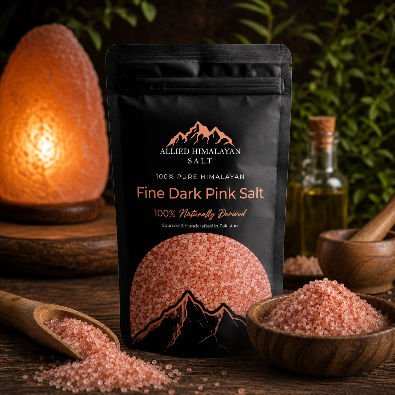 Fine Dark Pink Salt Stand-up Pouch