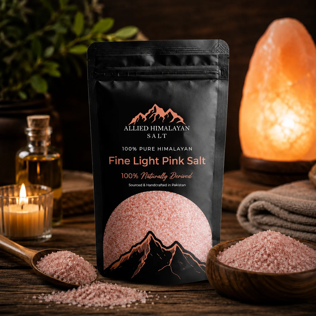 Fine Light Pink Salt Stand-up Pouch