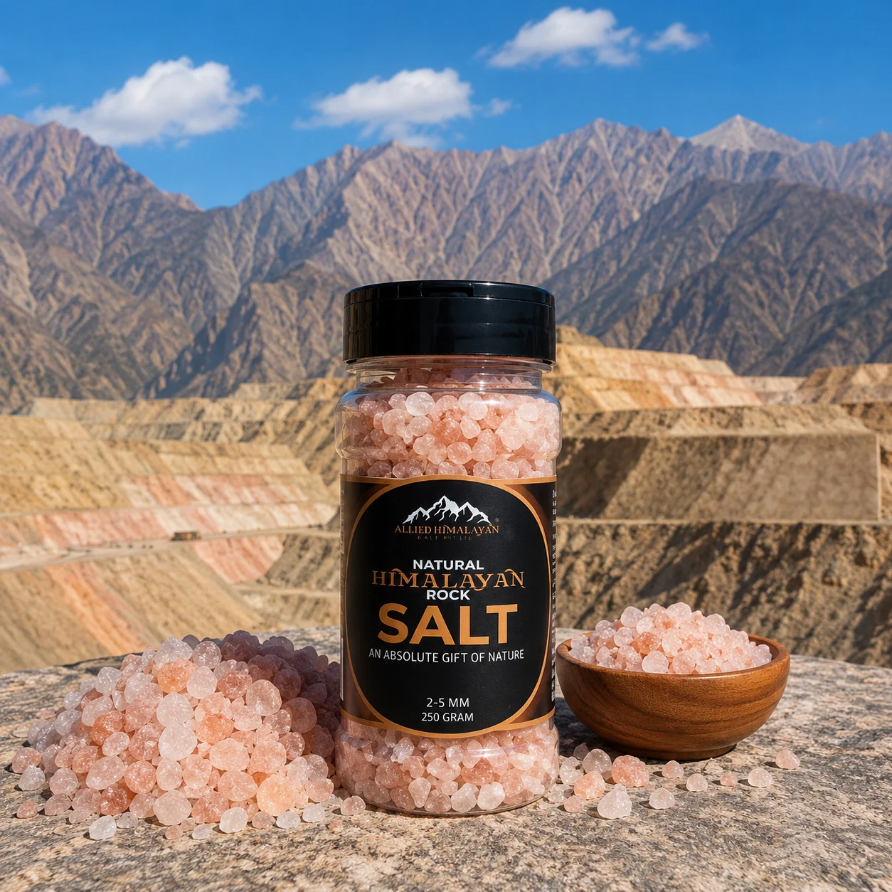 Himalayan Coarse Pink Salt Jar