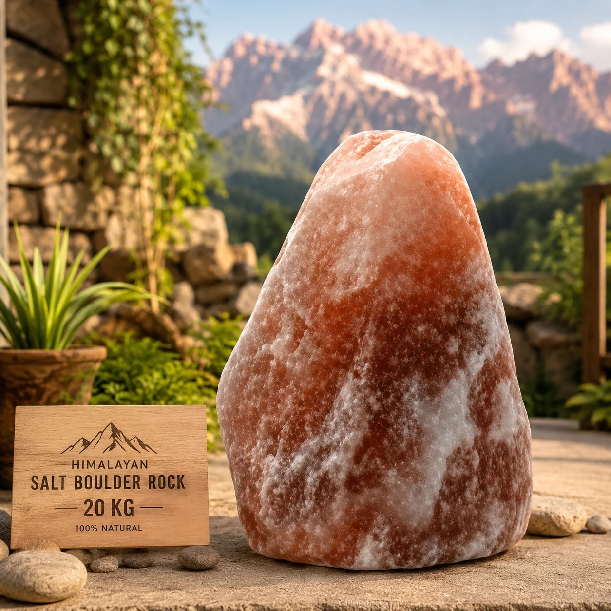 Himalayan Salt Boulder Rock