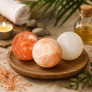 Spherical Himalayan Salt Massage Balls