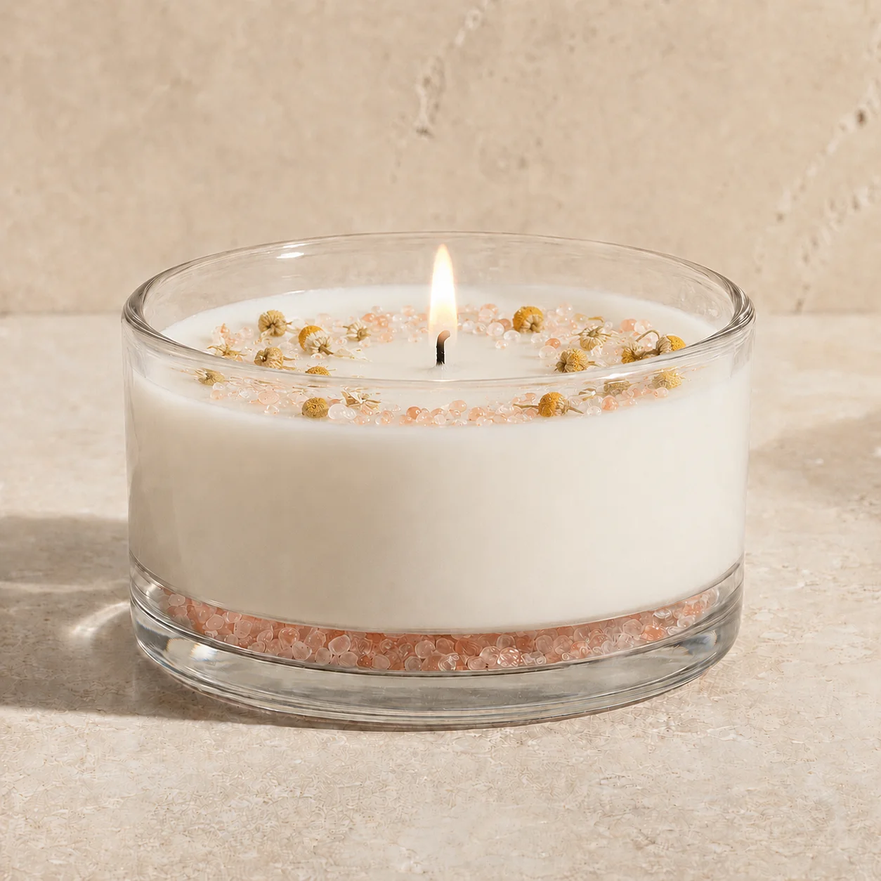 Himalayan Salt Scented Candle Chamomlie