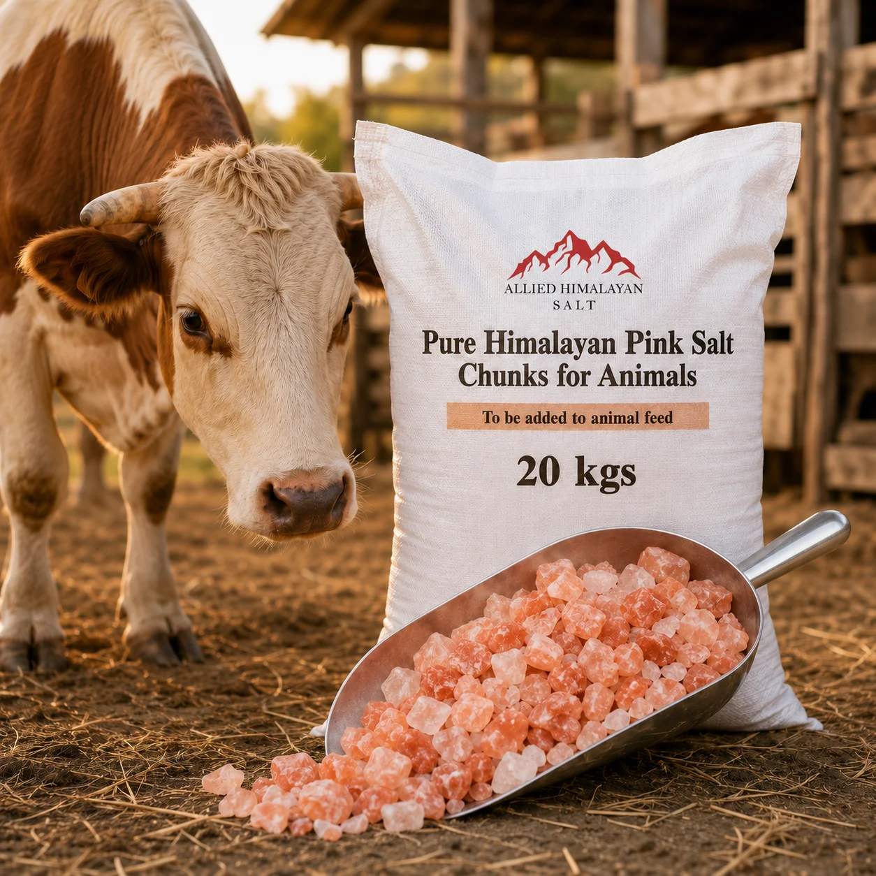 Pure Himalayan Pink Salt chunks for Animals