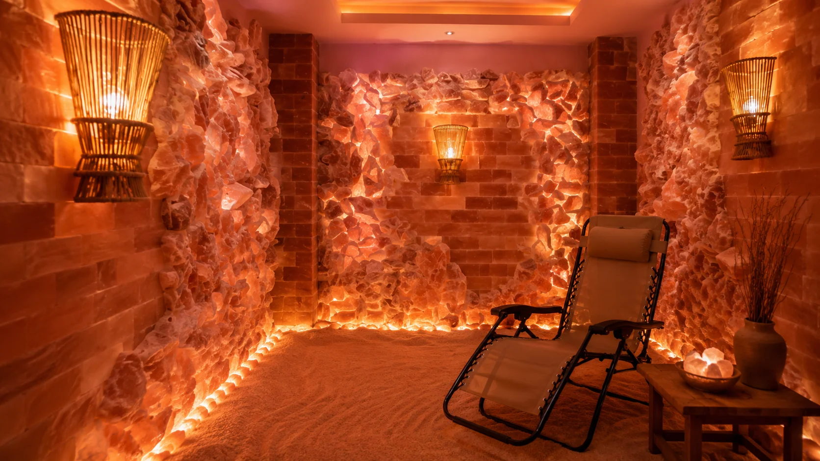 7 Summit Custom Himalayan Salt Cave & Mindfulness Room Setup